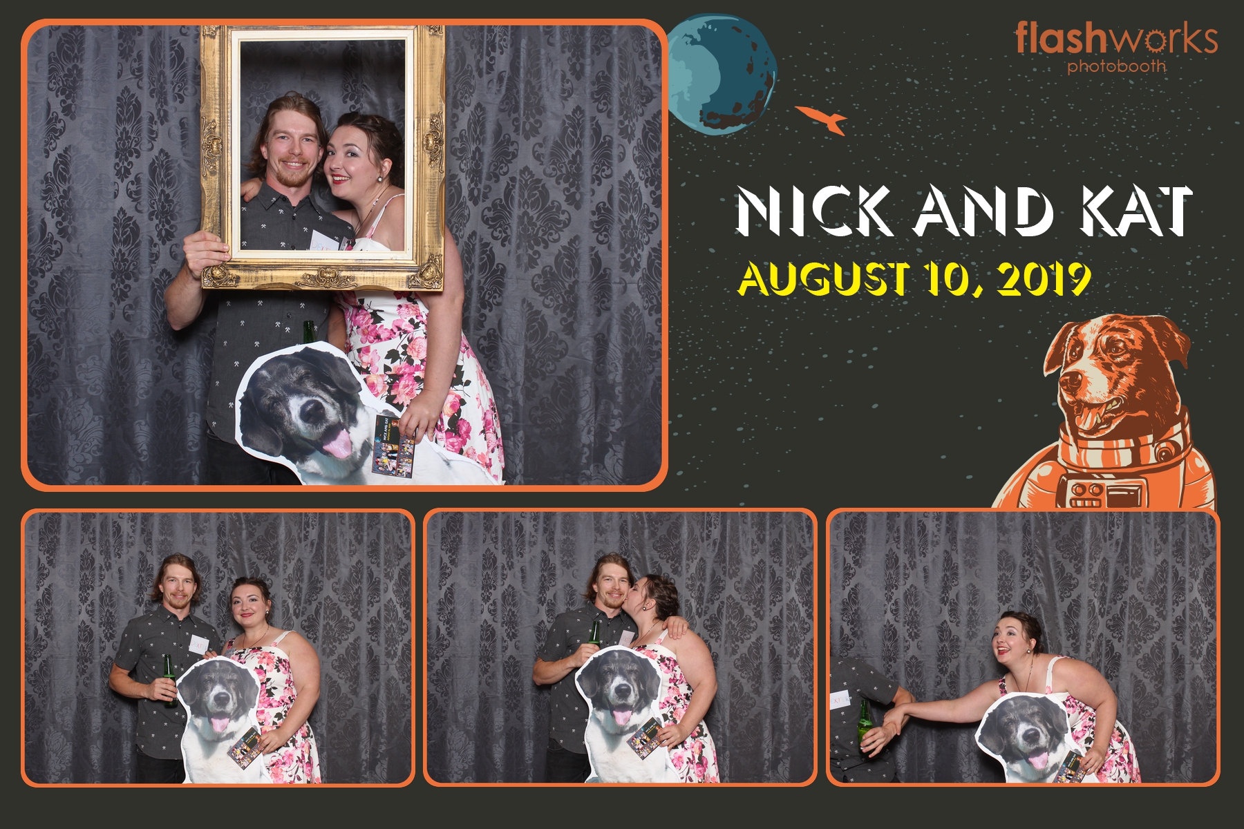 Nick and Kat's Wedding | View more photos from the event at gallery.flashworksphotobooth.com/u/FlashworksPhotoboothInc/Nick-and-Kats-Wedding